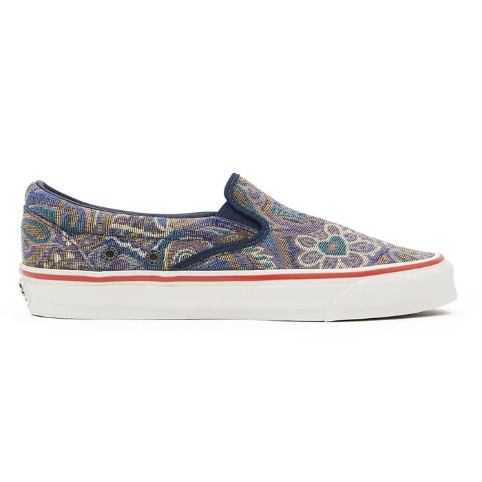 Vans View All Men Vault By X Nigel Cabourn OG Classic SlipOn LX Shoes Blue