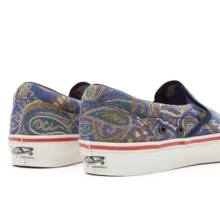 Vans View All Men Vault By X Nigel Cabourn OG Classic SlipOn LX Shoes Blue