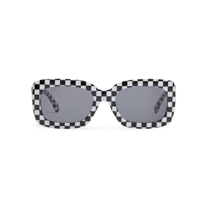 Vans View All Women Checky Sunglasses Black White