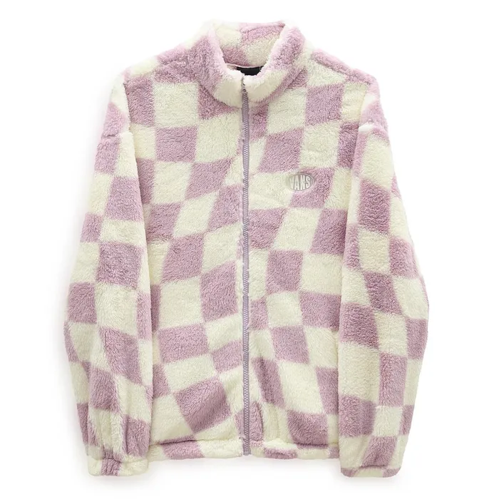 Vans View All Women Digital Trip Mock Zip Sweatshirt Purple