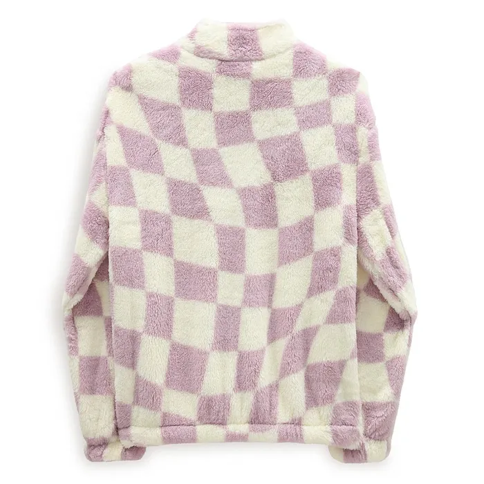 Vans View All Women Digital Trip Mock Zip Sweatshirt Purple