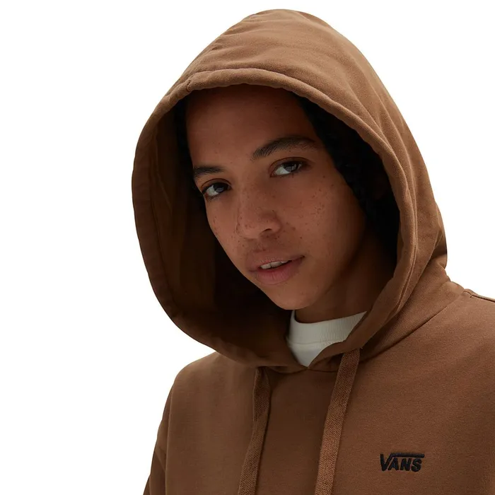 Vans View All Women Flying V Boyfriend Fit Pullover Hoodie Brown