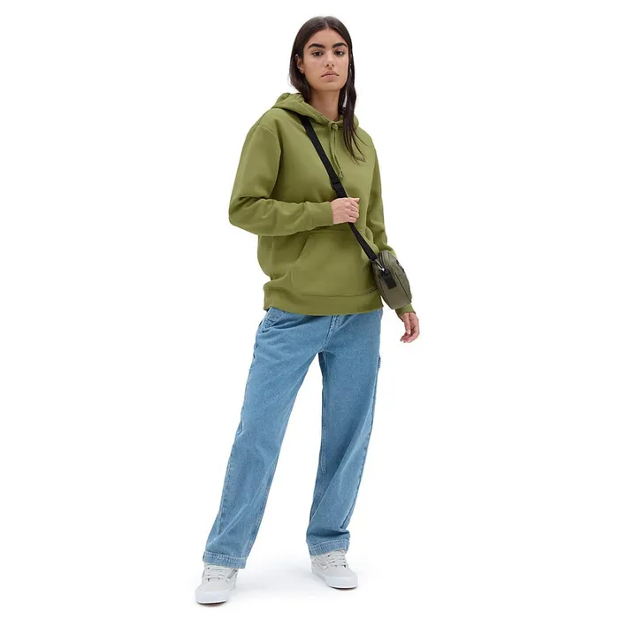 Vans View All Women Flying V Boyfriend Fit Pullover Hoodie Green