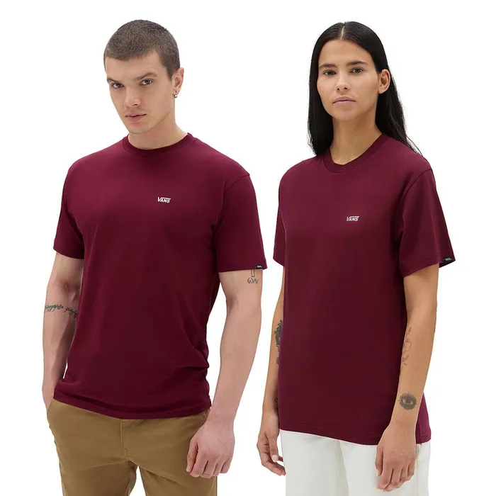Vans View All Women Left Chest Logo Tshirt Red