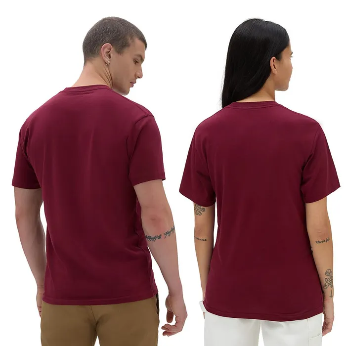 Vans View All Women Left Chest Logo Tshirt Red