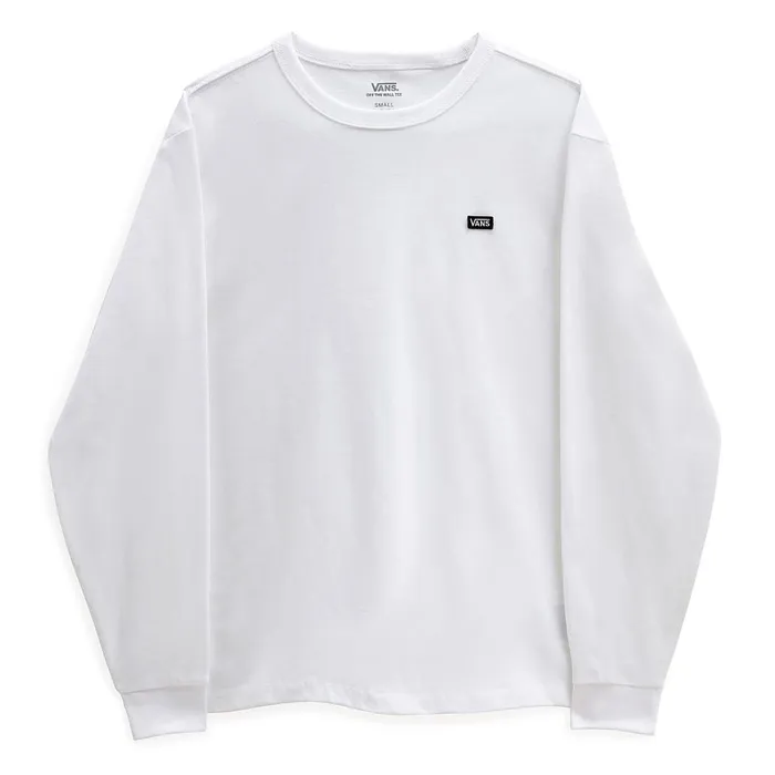 Vans View All Women Long Sleeve Off The Wall TShirt White