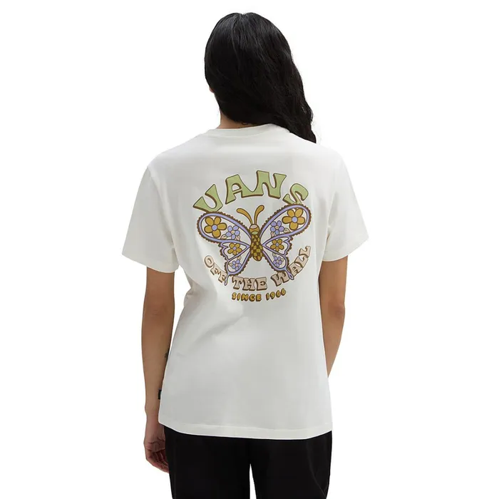 Vans View All Women Paisley Fly Boyfriend Fit Tshirt White