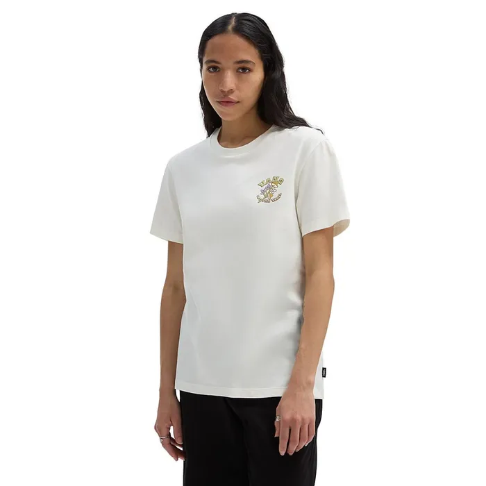 Vans View All Women Paisley Fly Boyfriend Fit Tshirt White