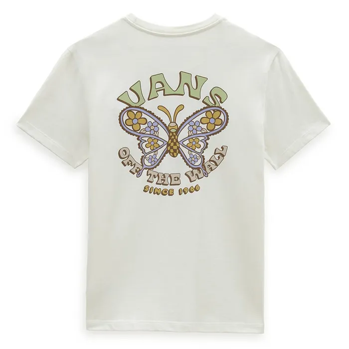 Vans View All Women Paisley Fly Boyfriend Fit Tshirt White