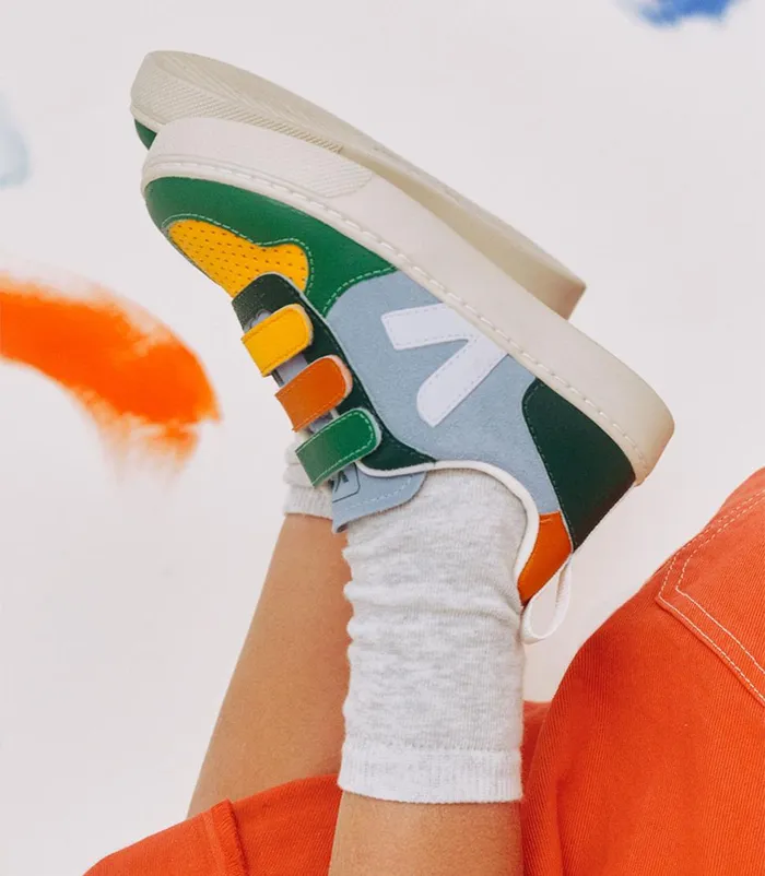 VEJA V10 Kids V10 SUEDE MULTICO STEEL