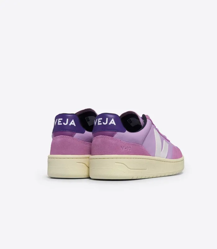 VEJA V90 Women V90 LEATHER ORCHID WHITE