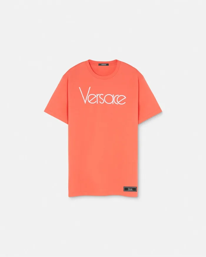 Versace 1978 ReEdition Logo TShirt 2r440 Women TShirts and Sweatshirts