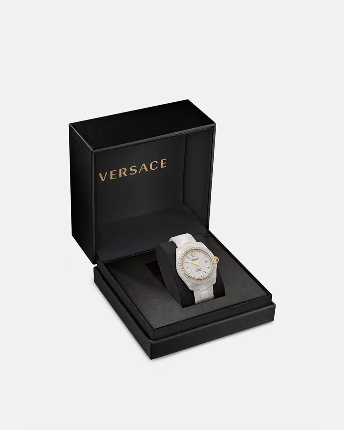 Versace Dv One Automatic Watch White Women Watches