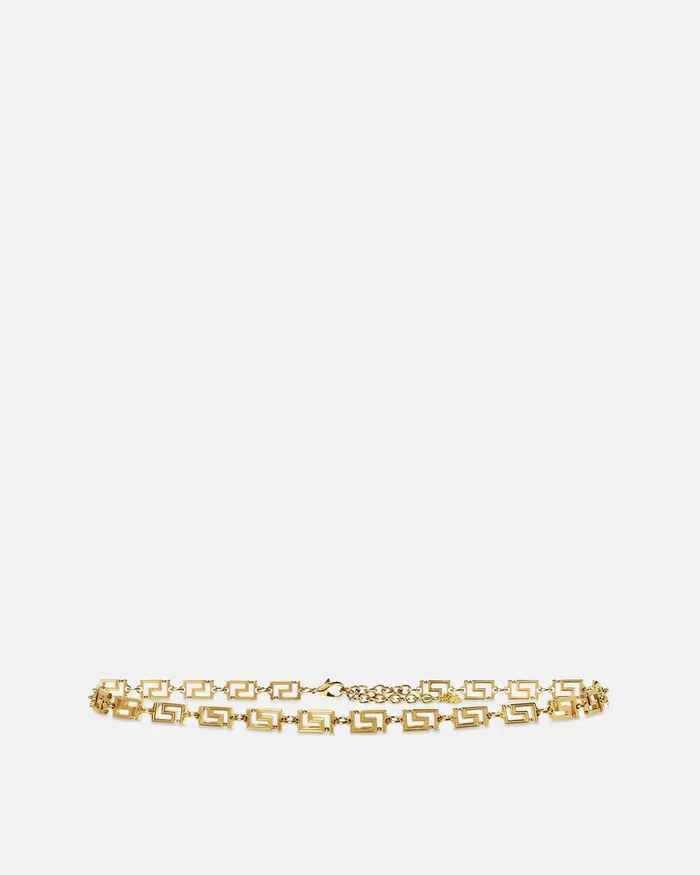 Versace Greca Goddess Chain Belt Gold Women Belts