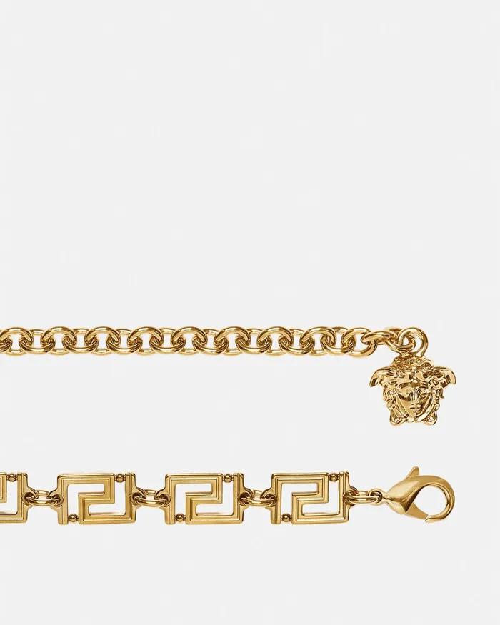 Versace Greca Goddess Chain Belt Gold Women Belts