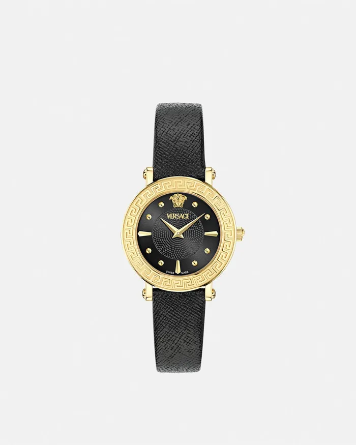 Versace Greca Sphere Watch Black Women Watches