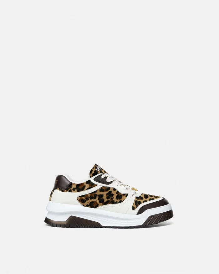 Versace Leopard Odissea Sneakers Animalier Men Odissea