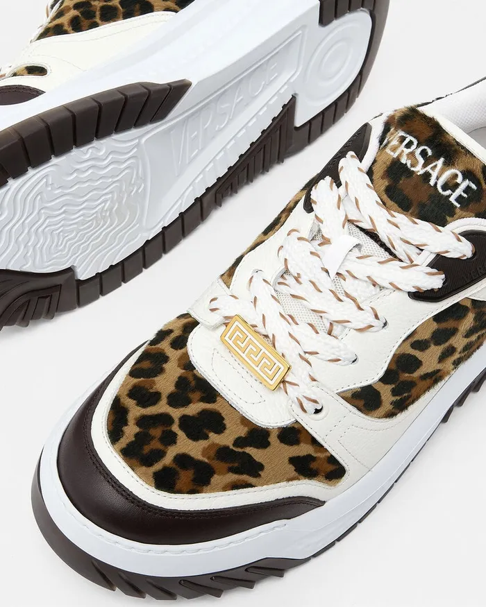 Versace Leopard Odissea Sneakers Animalier Men Odissea