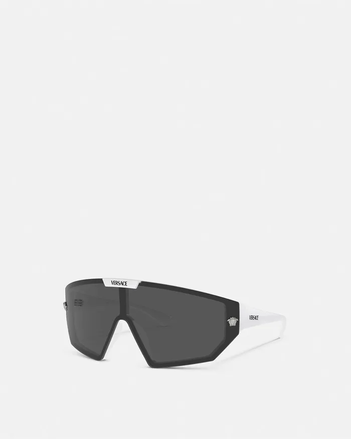 Versace Maxi Medusa Horizon Sunglasses Havana WomenMen Sunglasses