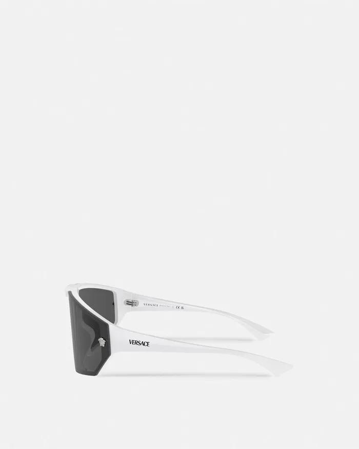 Versace Maxi Medusa Horizon Sunglasses Havana WomenMen Sunglasses