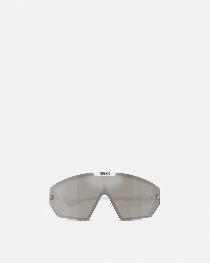 Versace Maxi Medusa Horizon Sunglasses Havana WomenMen Sunglasses