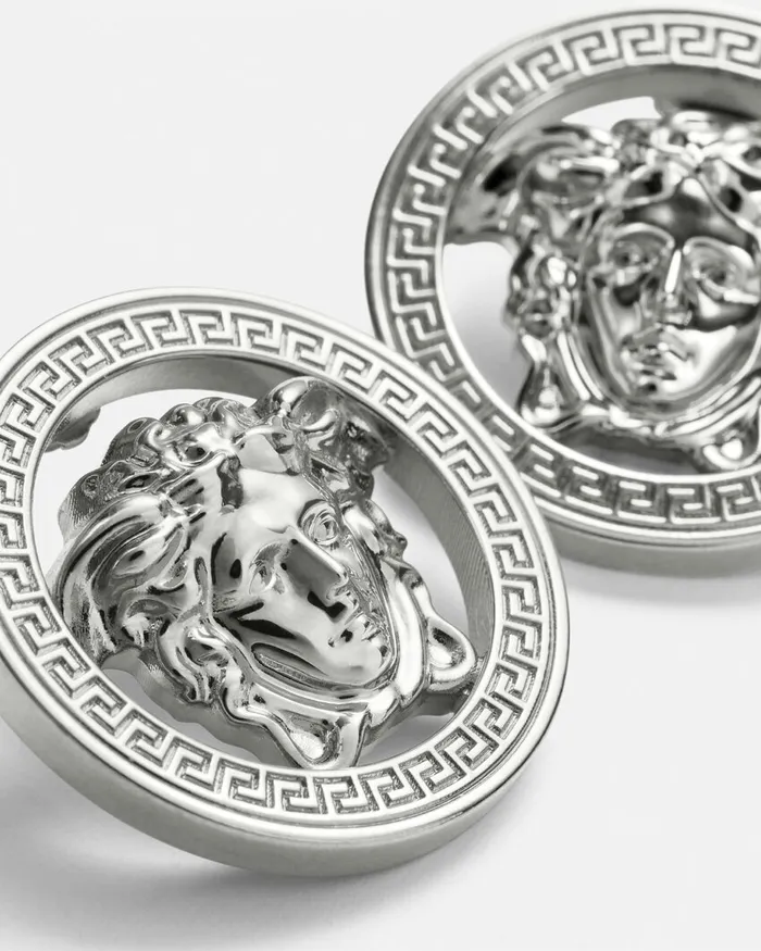 Versace Medusa 03995 Earrings Silver Women Earrings
