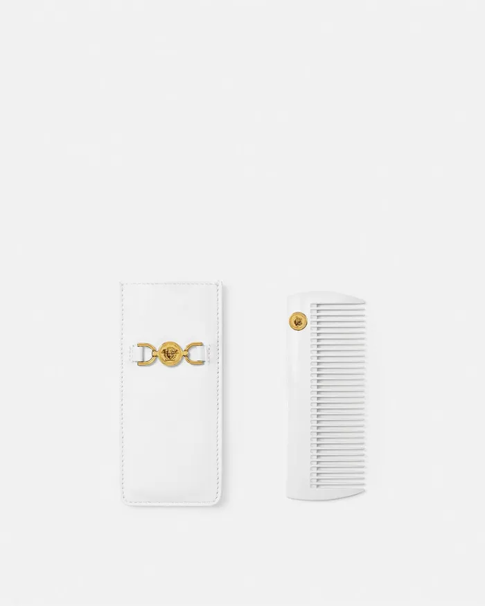 Versace Medusa 03995 Hair Comb White Women Hair Accessories