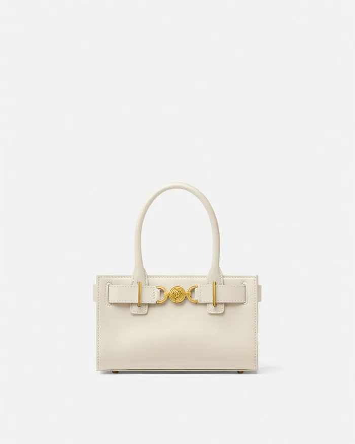 Versace Medusa 03995 Small Tote Bag Beige Women Totes