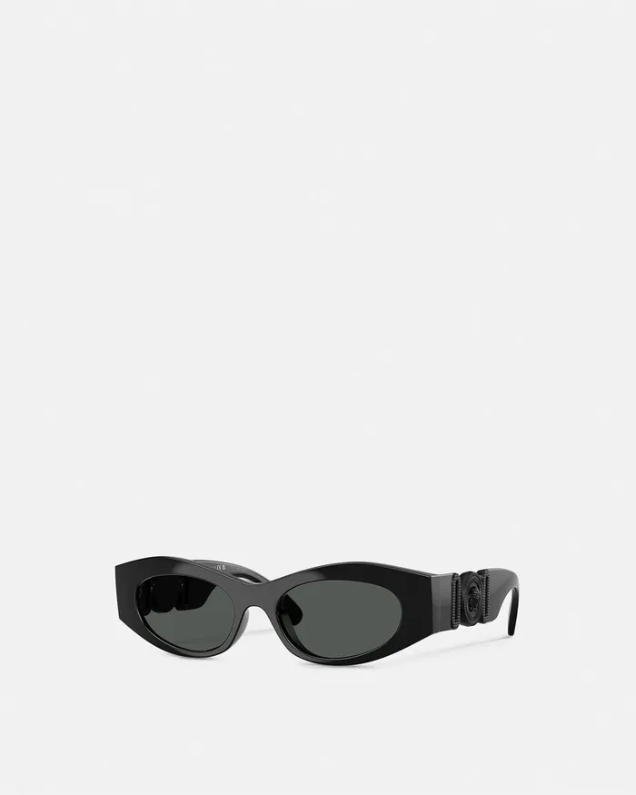 Versace Medusa Biggie CatEye Sunglasses Black Women Sunglasses