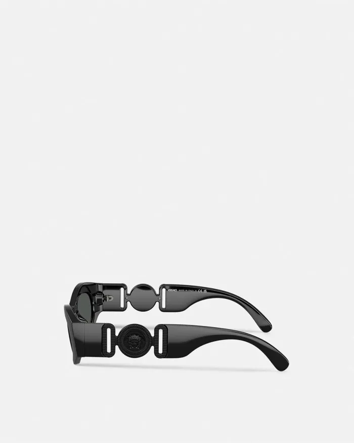 Versace Medusa Biggie CatEye Sunglasses Black Women Sunglasses