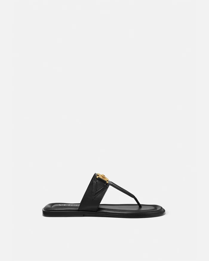 Versace Medusa Biggie Sandals Blackgold Men Sandals and Slides
