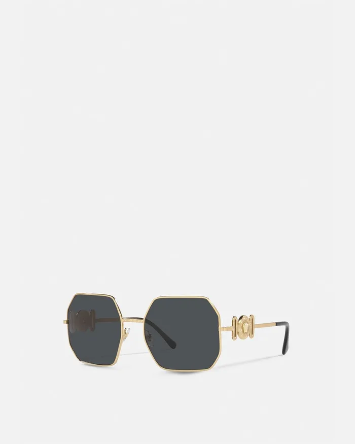 Versace Medusa Biggie Sunglasses Blackgold Women Sunglasses