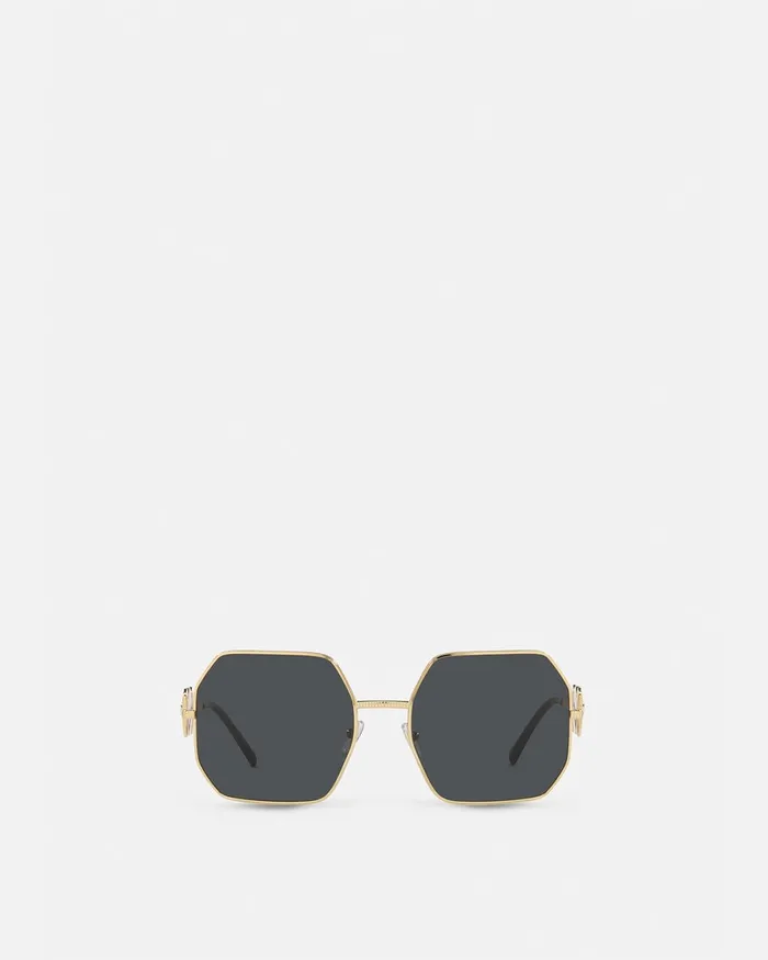 Versace Medusa Biggie Sunglasses Blackgold Women Sunglasses