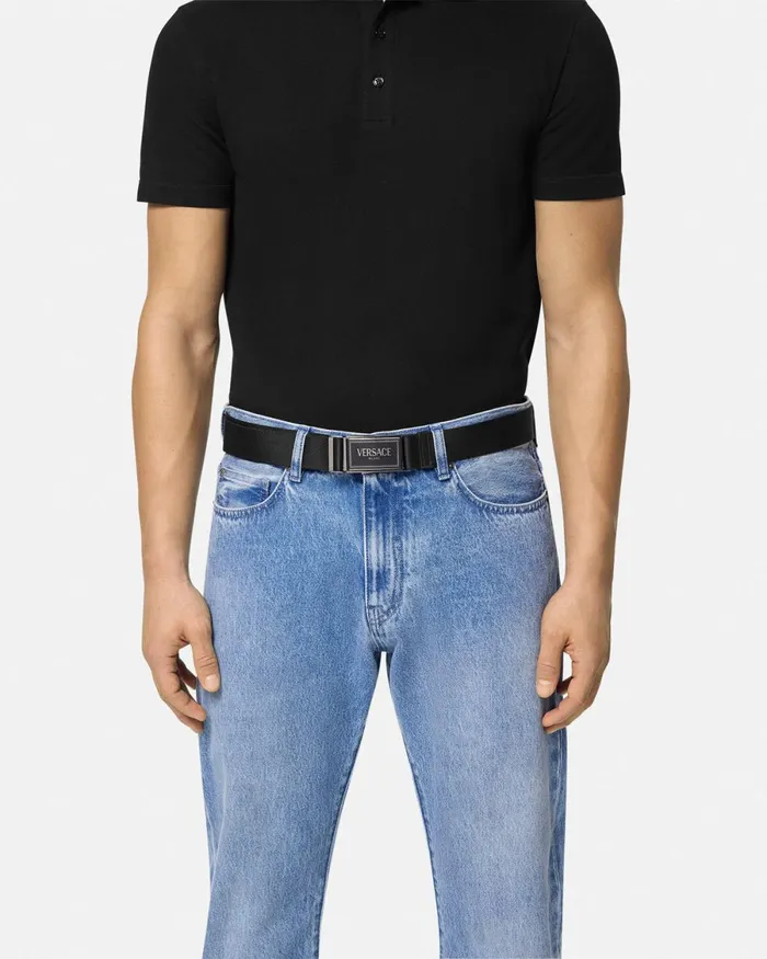 Versace Milano Belt 35 Cm Black Men Belts