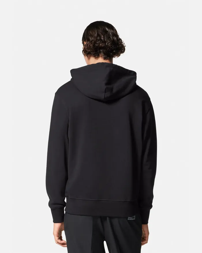 Versace VEmblem Hoodie Blackgold Men Jeans Couture