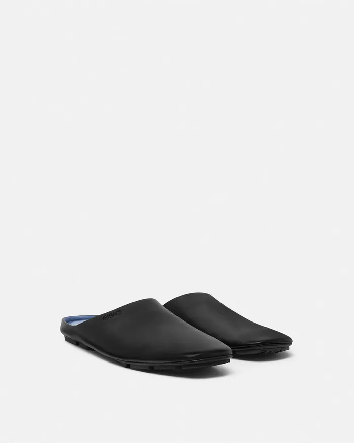 Versace Villa Slippers Black Men Sandals and Slides