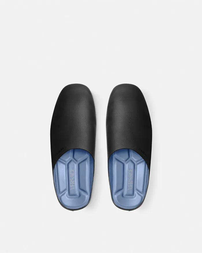 Versace Villa Slippers Black Men Sandals and Slides