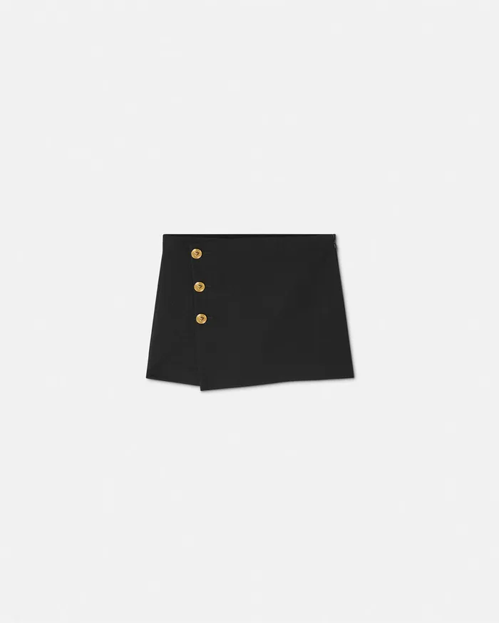 Versace Wrap Shorts Black Kids Pants and Skirts