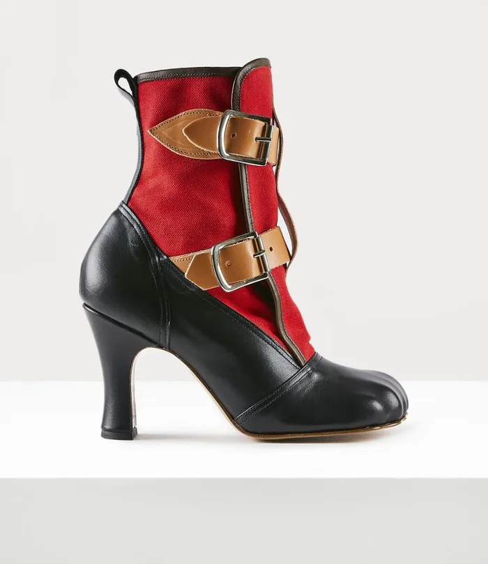Vivienne Westwood Boots Women Bondage Boot Red