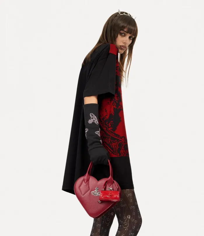 Vivienne Westwood Crossbody Bags Women Josephine Heart Crossbody Bag Red
