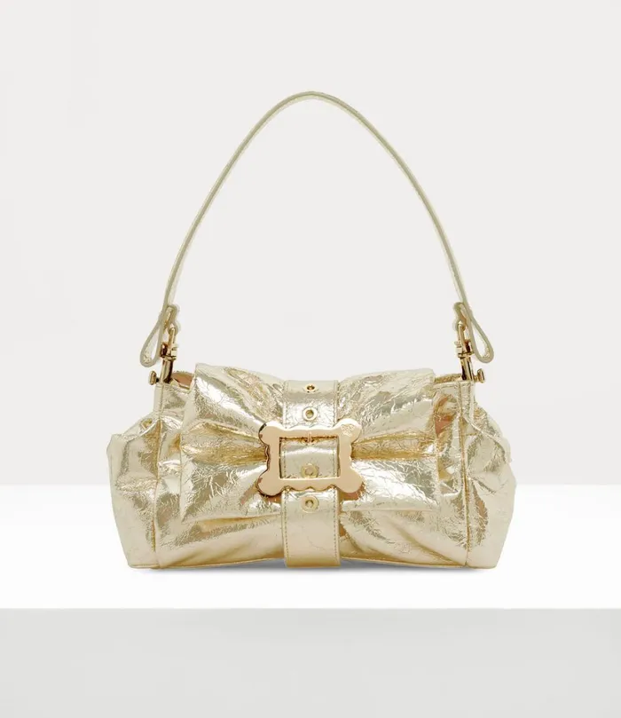 Vivienne Westwood Handbags Women Hazel Frame Shoulder Bag Gold