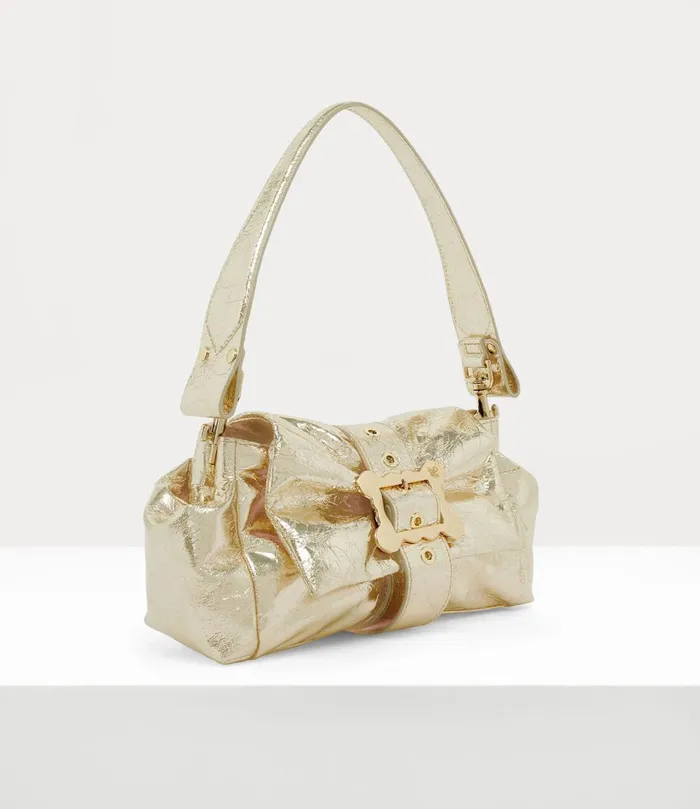 Vivienne Westwood Handbags Women Hazel Frame Shoulder Bag Gold