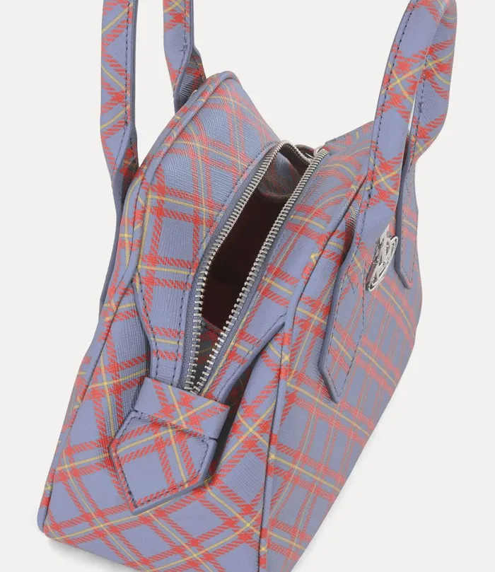 Vivienne Westwood Handbags Women Small Yasmine Bag Blueorange Tartan