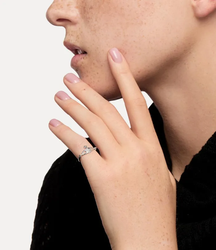 Vivienne Westwood Rings MenWomen Vendome Ring Platinum
