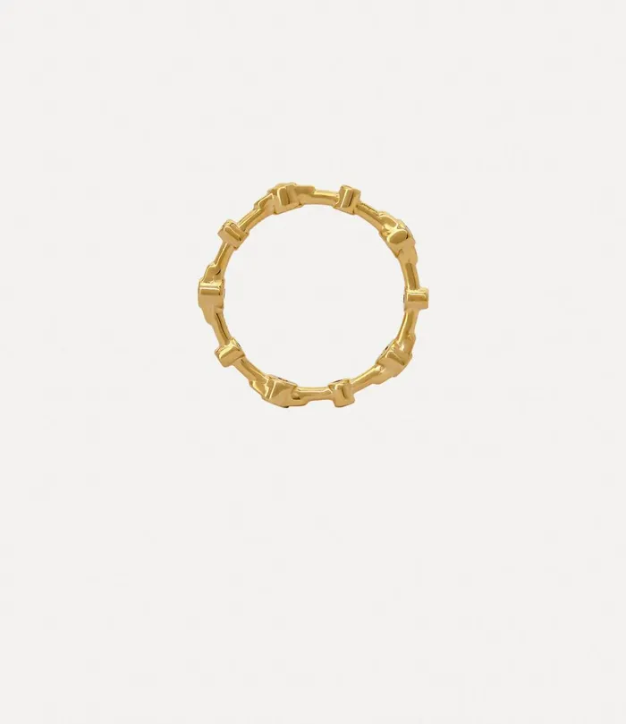 Vivienne Westwood Rings Women Felicia Ring Gold White Cz