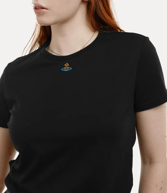 Vivienne Westwood TShirts And Polos Men Orb Peru TShirt Black