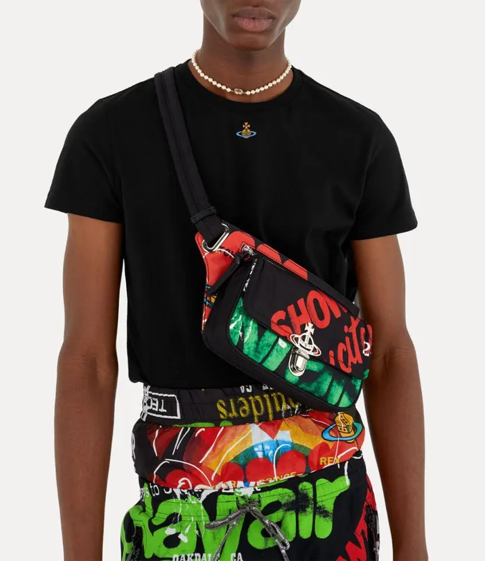 Vivienne Westwood TShirts And Polos Men Orb Peru TShirt Black