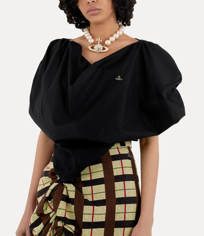 Vivienne Westwood Tops And Shirts Women Heart Top Black