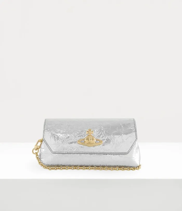 Vivienne Westwood Wallets And Purses Women Mini Chain Pouch Silver