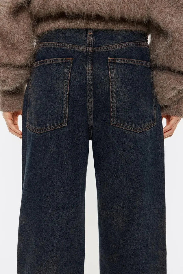 WIDE LEG 8211 Greyblue Jeans Grey Blue Women Bimba Y Lola Trousers WIDE LEG 8211 Greyblue Jeans Grey Blue Women Bimba Y Lola Trousers